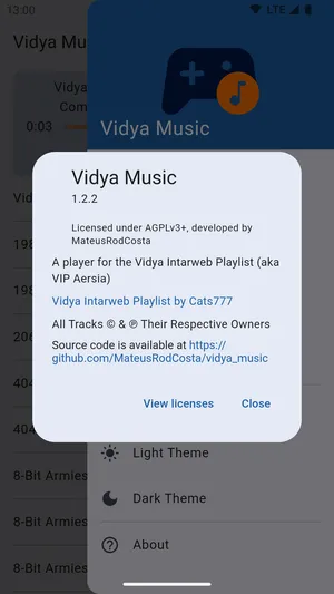 Vidya Music Aersia VIP Player